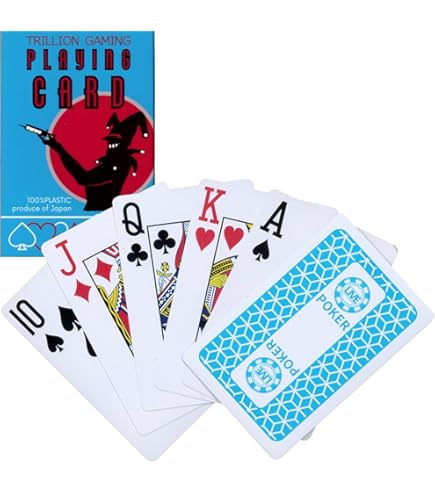 Amazon.co.jp: CLUB WPT ポーカー用プラスチックトランプ 100